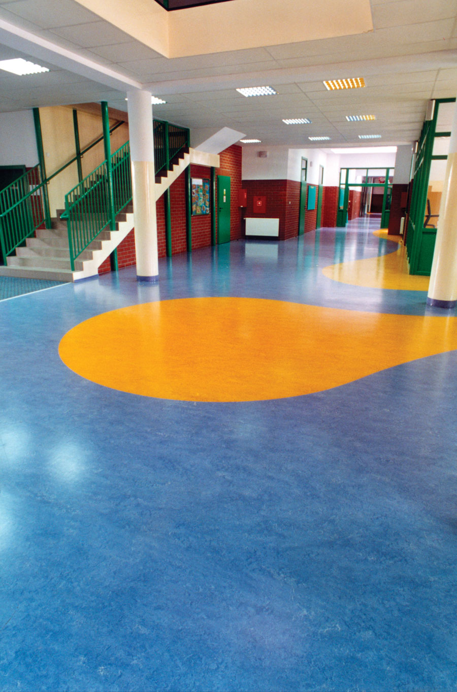 Greek Blue 3030, Marigold 3262