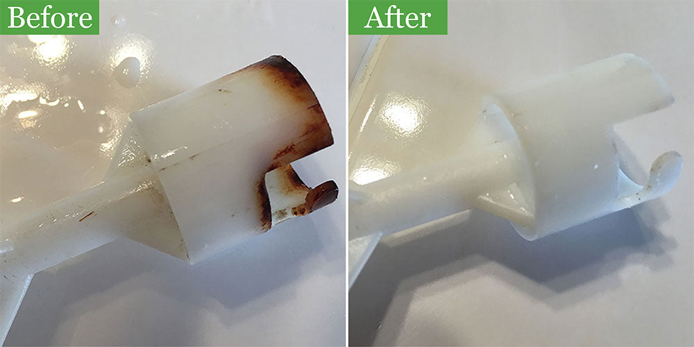 Drain Plug (We first used a metal scraper to chip off major pieces of rust) (PIN)