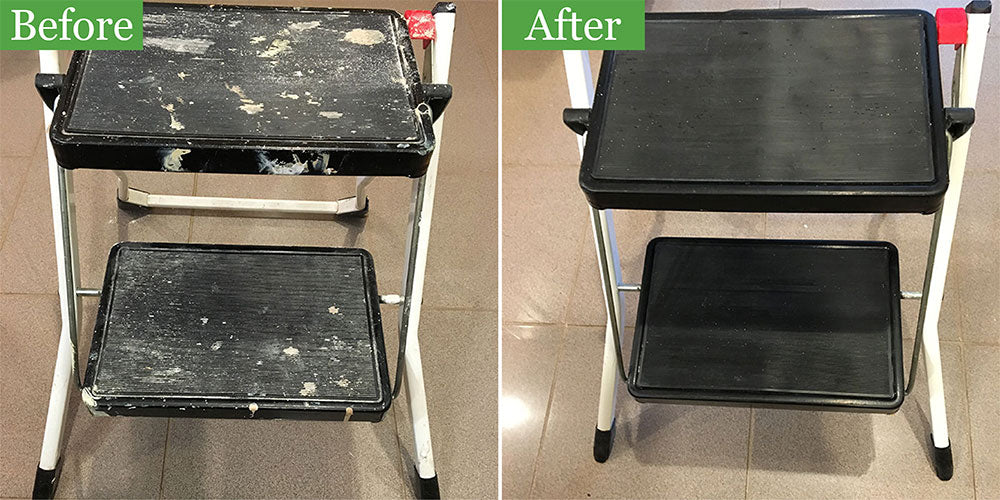 Step Stool (We used a toothbrush to apply the cleaner to the grooves) (PIN)