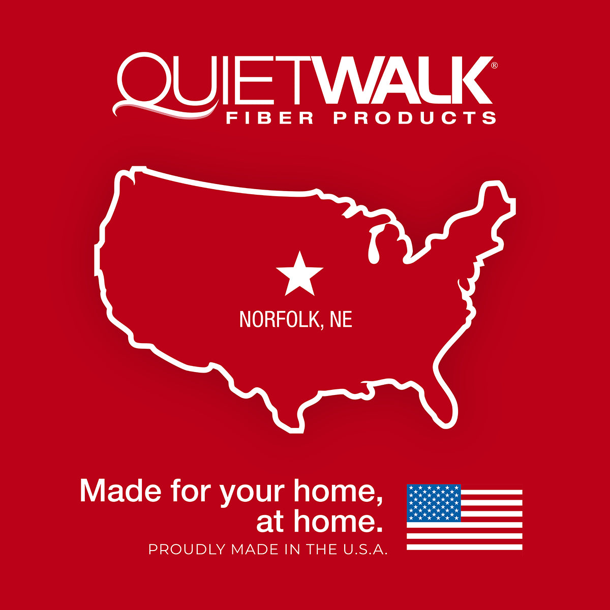 QuietWalk : Made for your home, at home.