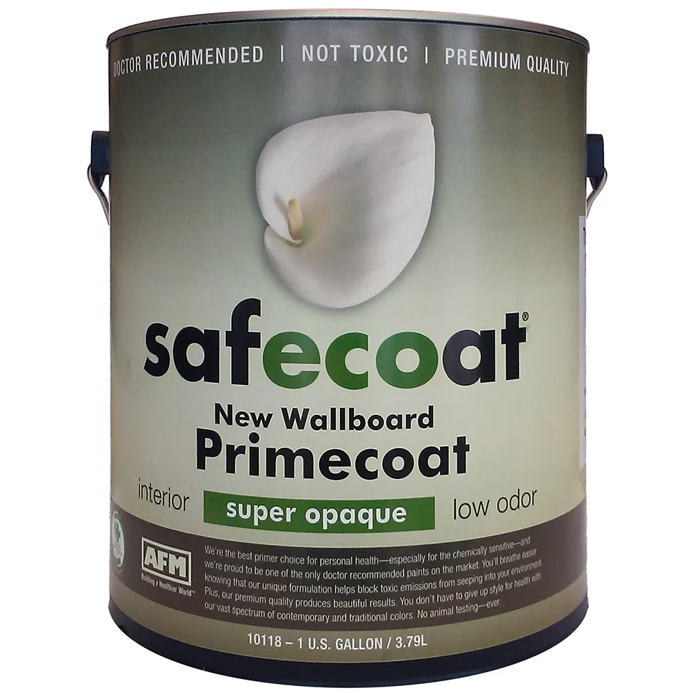 I'm taking wallpaper paste off the wall surrounding the shower stall. The original Drywall will be exposed. Can I use this product? If not, what other non toxic primer have you got? Thank you!