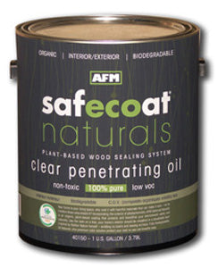 Is afm safecoat naturals clear penetrating oil safe for kitchen dining table?  How should I prep for application?