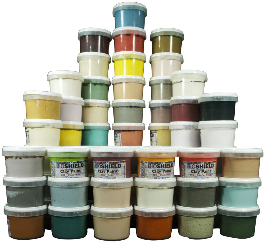 Will Bioshield clay paint cover wood surfaces?