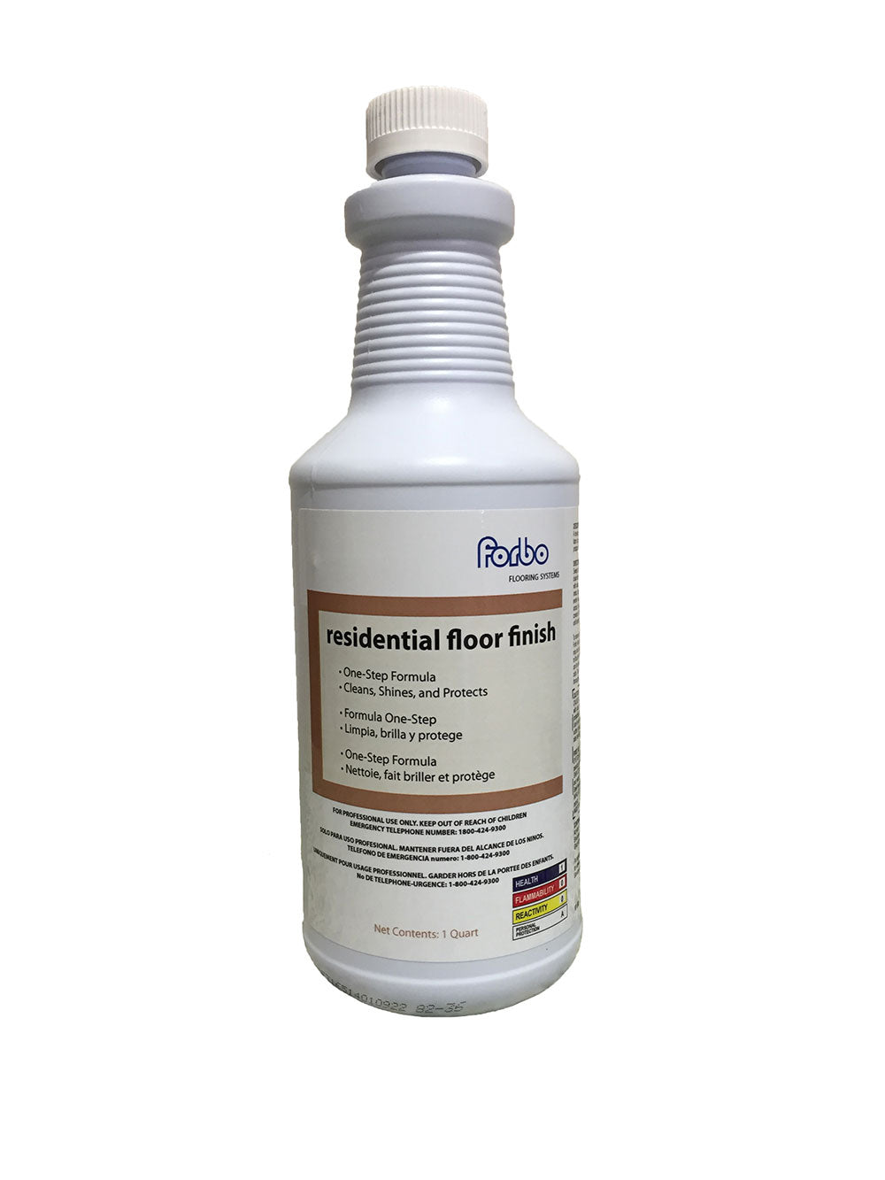 How is the residential floor finish different than other acrylic floor waxes or finishes on the market?