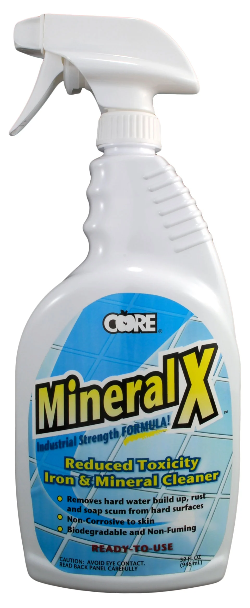 Would you suggest HydrOxi Pro Mineral X or Blissfully Clean to remove hard water stains (predominantly yellowish) from a white enamel bathtub?