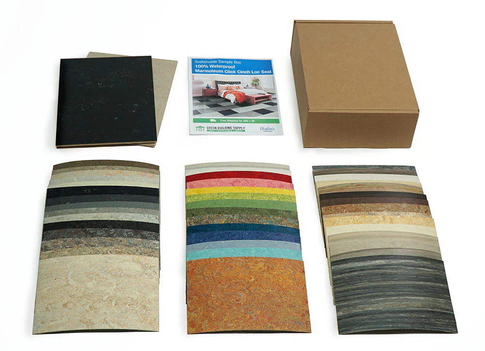 Sustainable Samples Box: Marmoleum Click SEAL: 10-day Home Try On - Rental Questions & Answers