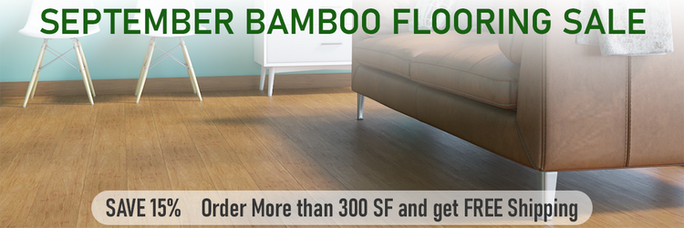 Promo Banner September 2026 Bamboo Sale 15% Off Buckskin