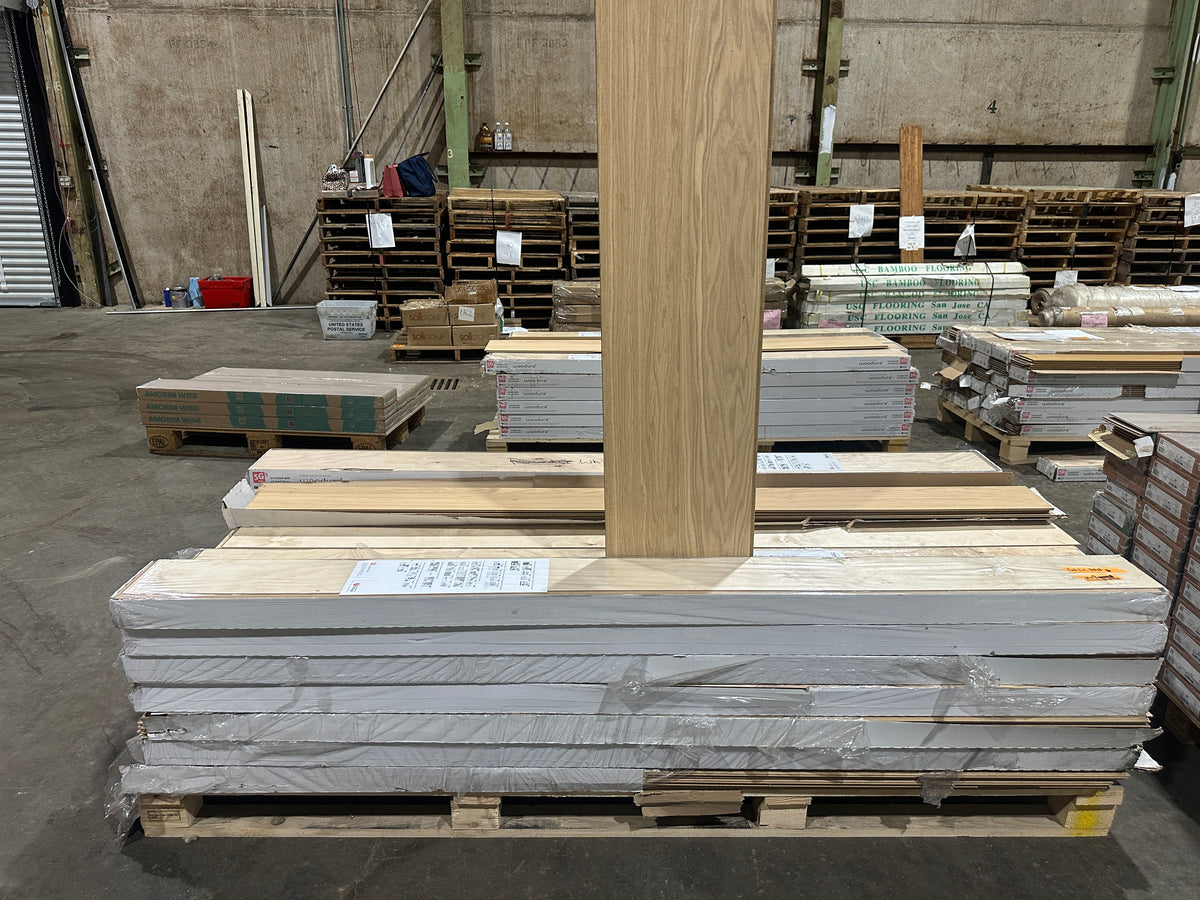 SOLD - LOT #1003- GBS Waterproof Hardwood Click Flooring -  Misty White - OUTLET SALE 2025-12-31