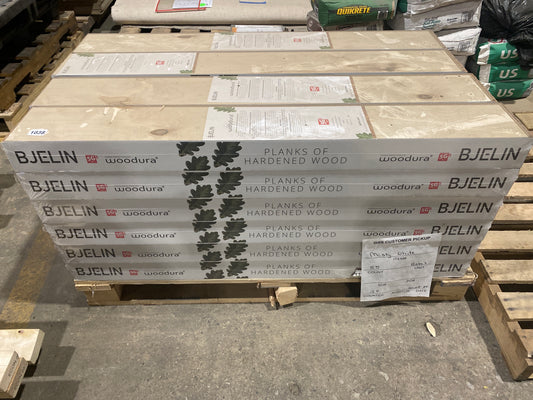 LOT #1038 - GBS Waterproof Hardwood Click Flooring - Misty White 46" - OUTLET SALE 2025-12-31