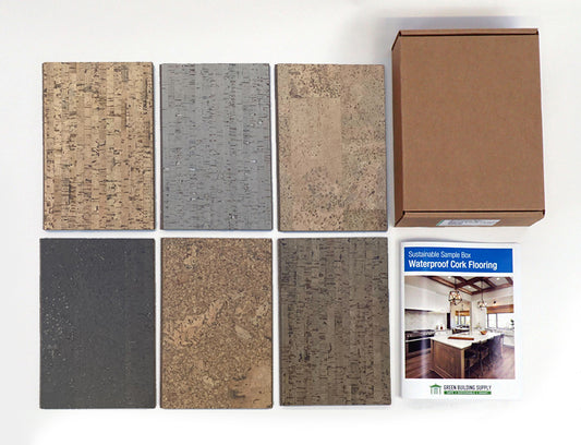 Sustainable Sample Box, Waterproof Cork, Cork Look