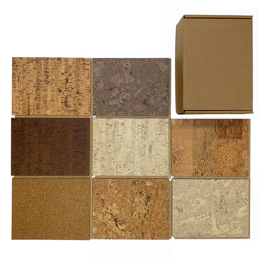 Cork GO Flooring Sustainable Sample Box Rental Kit