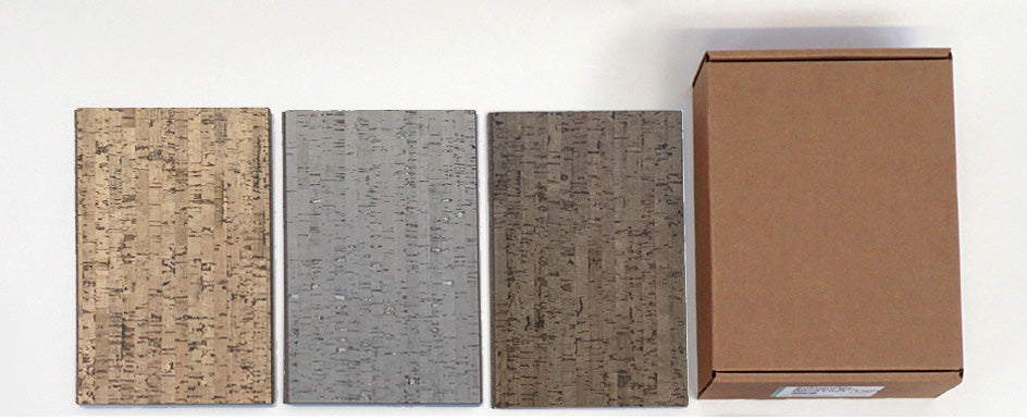 Sustainable Sample Box, Waterproof Cork, Cork Look