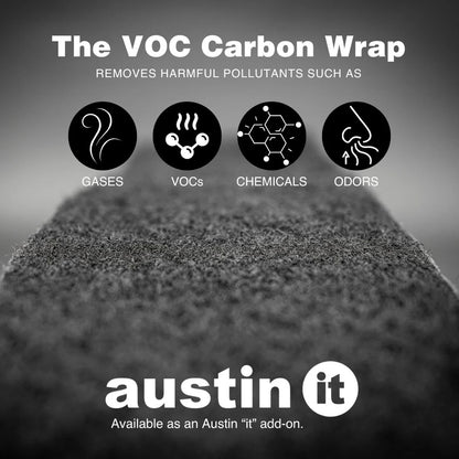It, Large Particle Pre-Filter (VOC Carbon Wrap), Black