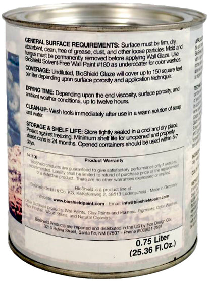 Bioshield Wax Bioshield, Wall Glaze - Non-Toxic, Surface Glazing and Colorwashing ...