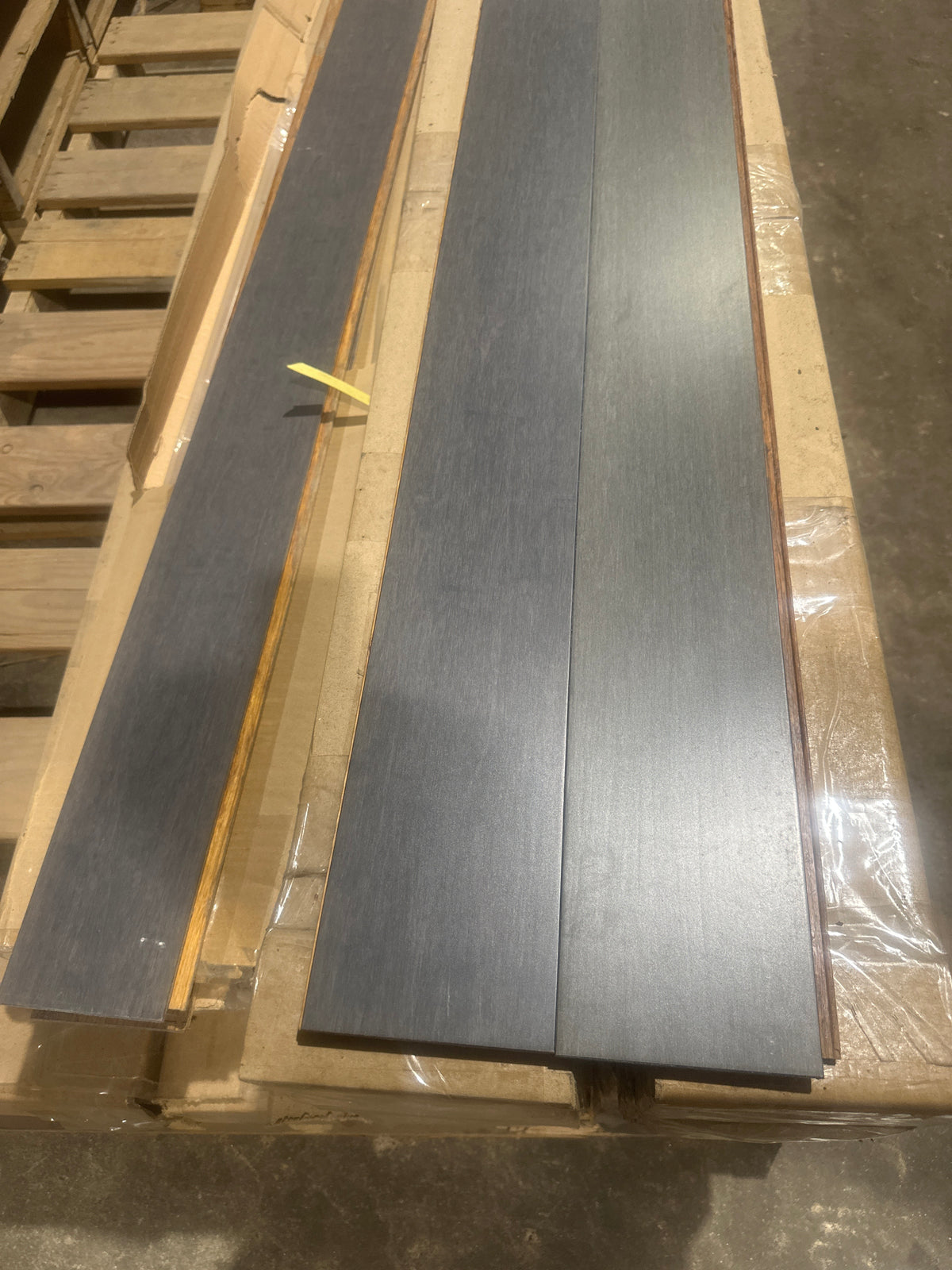 LOT #1024 - Sold as lot - Strand Bamboo Click Flooring Panels - Mineral Gray - OUTLET SALE 2025-12-31
