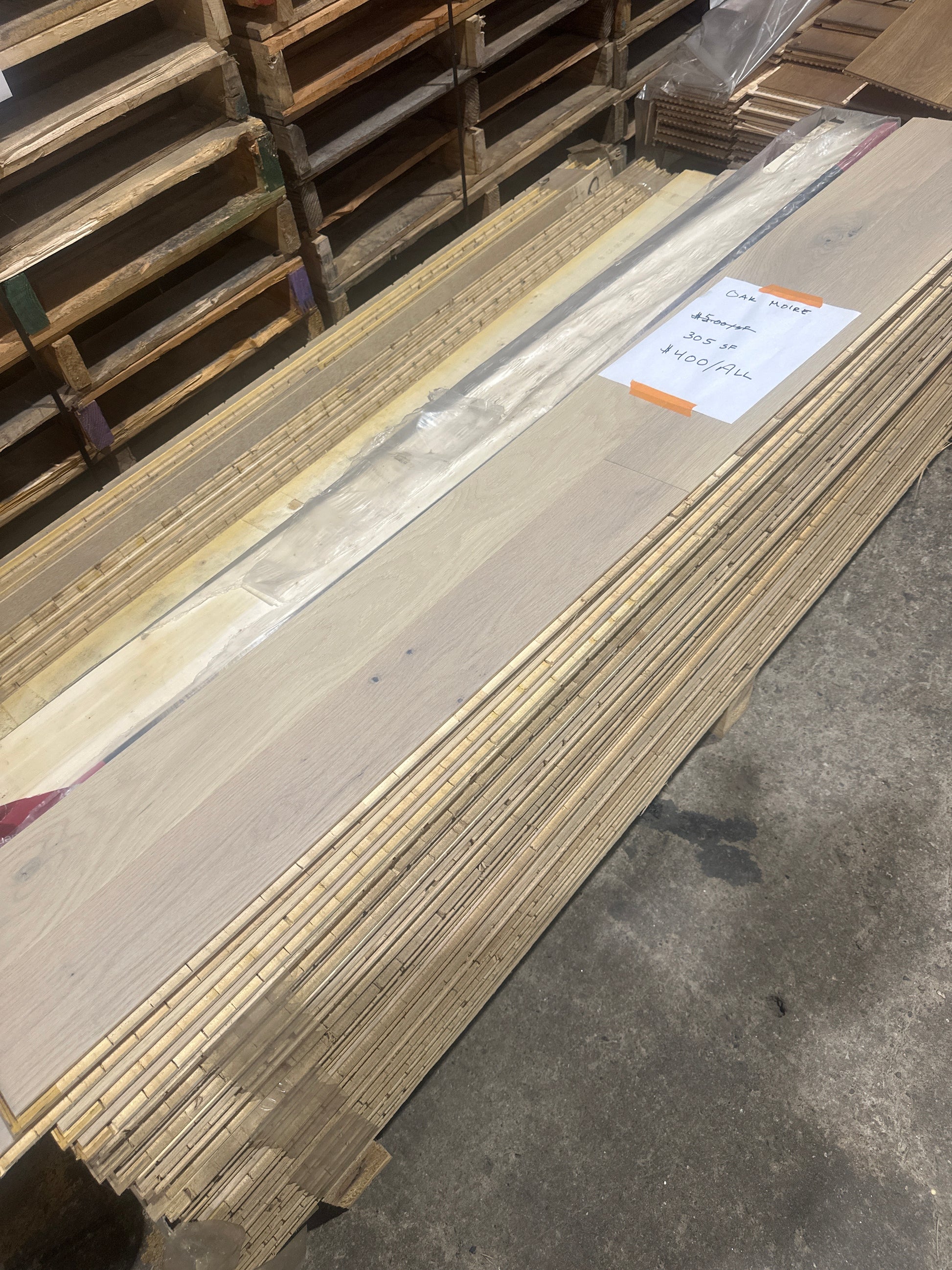 Kahrs Wooden Flooring - Oak Moire - (Lot V) - WAREHOUSE SALE 2025