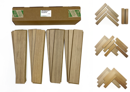 Sustainable Samples Box: GBS Herringbone Hardwood Click Flooring : 10-day Home Try On - Rental