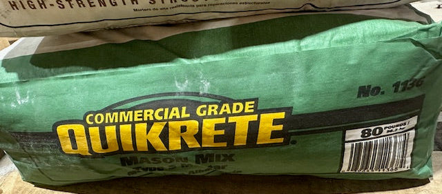 SOLD Quickrete Mason Mix Commercial Grade (80 lbs) - OUTLET SALE 2025 ...