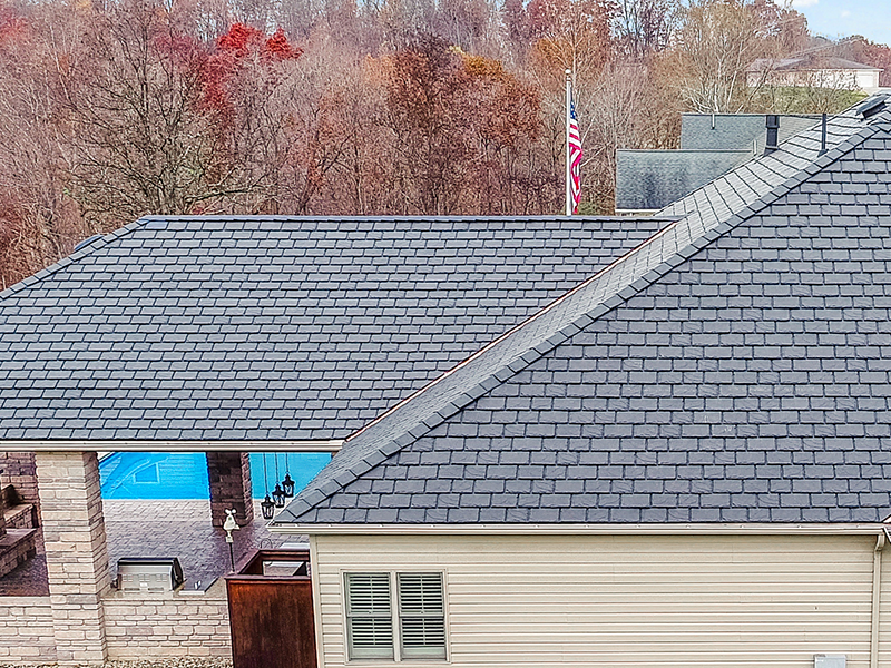 Black, Random Width Blend