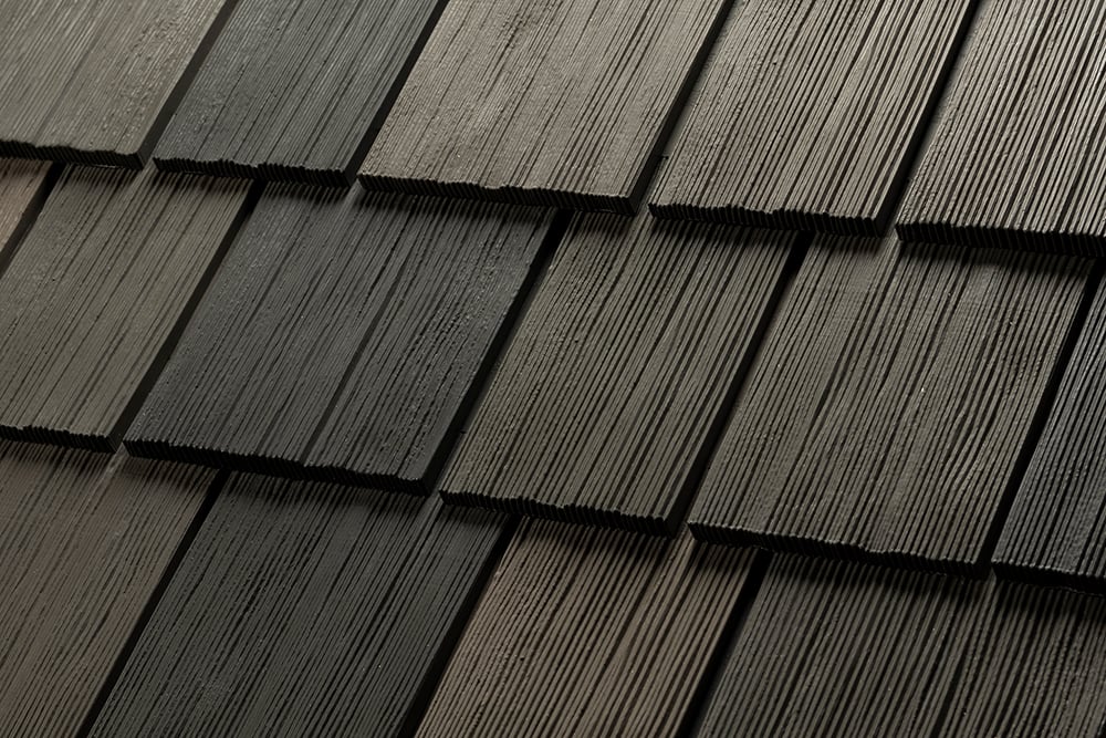 エレクトーン ダークブラウン EcoStar, Majestic Niagara Shake Tiles - Eco-Friendly, Durable