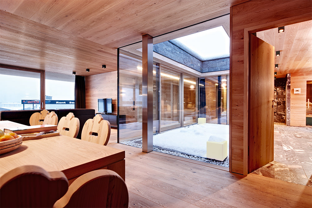 Rubio Monocoat, Oil Plus 2C, Interior Stain and Sealer Kit (PIN), Smaragd Resort, Rubio Color Cotton White over European Oak