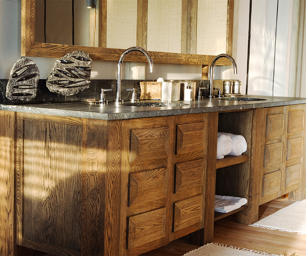 Rubio Monocoat, Oil Plus 2C, Interior Stain and Sealer Kit, Abu Camp, Rubio Color Chocolate over Oak