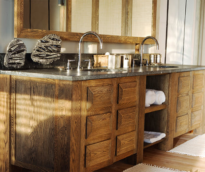 Rubio Monocoat, Oil Plus 2C, Interior Stain and Sealer Kit, Abu Camp, Rubio Color Chocolate over Oak