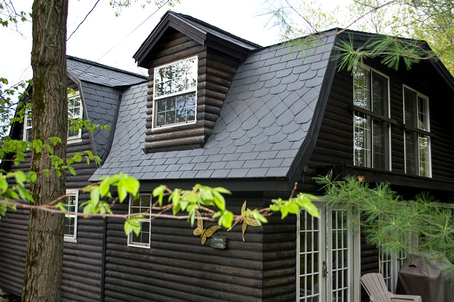 Federal Gray, Chisel Point, Beveled Edge, Beaver Tail, 12 inch