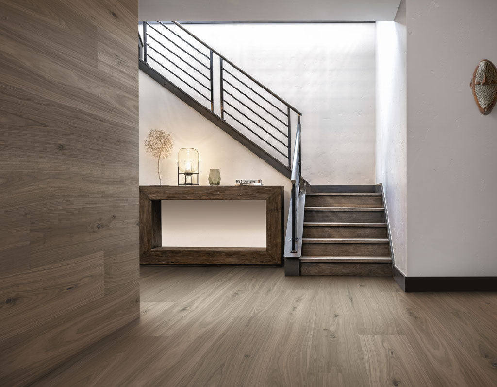 Our Climb Clips allow you to put GBS Waterproof Hardwood on your walls.